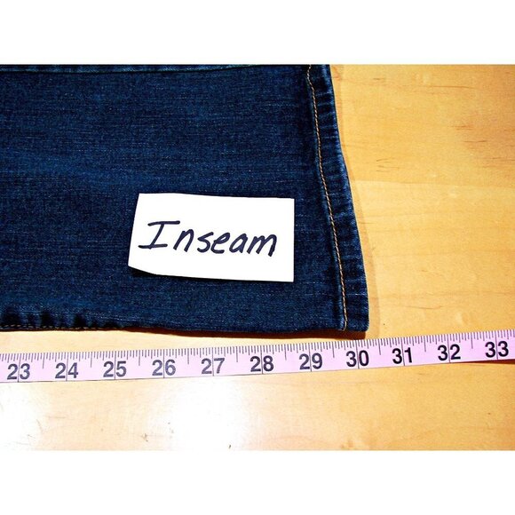 Lane Bryant Straight Fit Slim Bootcut Genius Fit Jeans Medium Wash Size 20 Avera - Picture 10 of 12